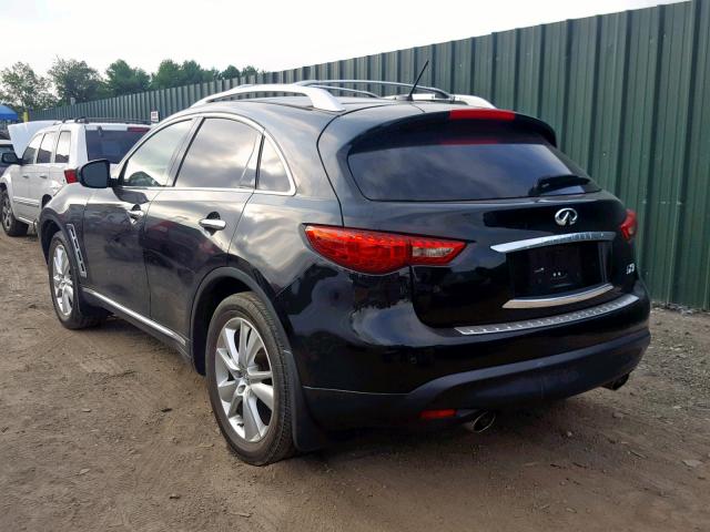 JN8CS1MW0DM175038 - 2013 INFINITI FX37 BLACK photo 3