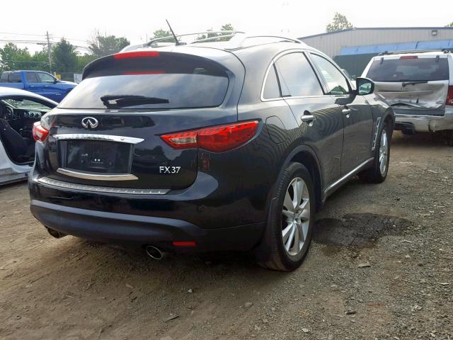 JN8CS1MW0DM175038 - 2013 INFINITI FX37 BLACK photo 4