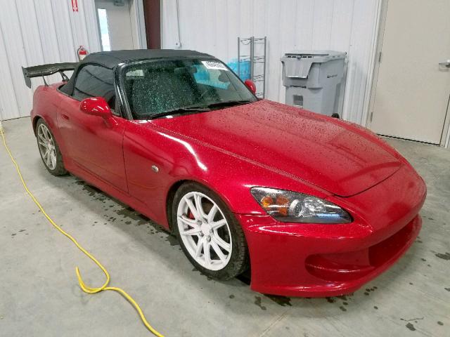 JHMAP21474T003610 - 2004 HONDA S2000 RED photo 1