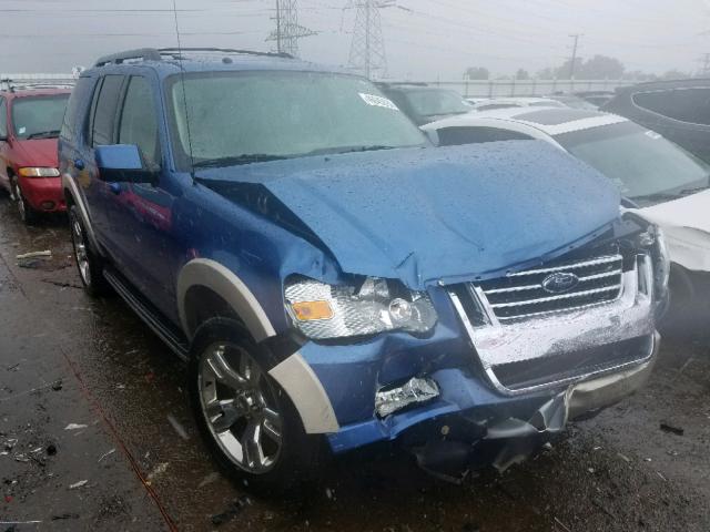 1FMEU84819UA01099 - 2009 FORD EXPLORER E BLUE photo 1