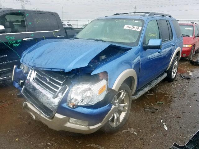 1FMEU84819UA01099 - 2009 FORD EXPLORER E BLUE photo 2