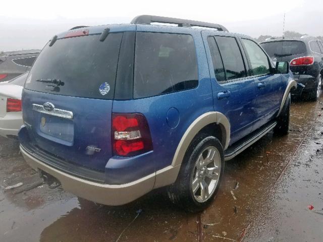 1FMEU84819UA01099 - 2009 FORD EXPLORER E BLUE photo 4