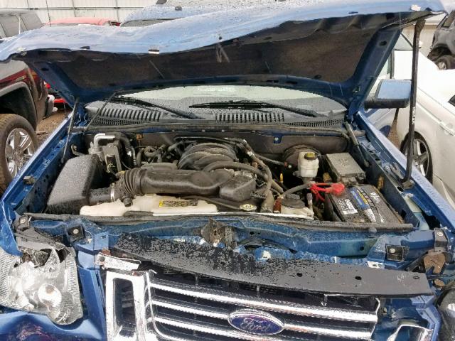 1FMEU84819UA01099 - 2009 FORD EXPLORER E BLUE photo 7