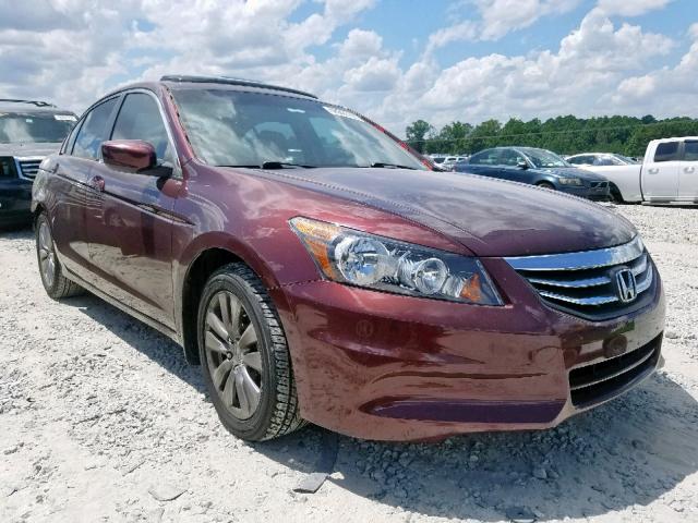 1HGCP2F86BA148024 - 2011 HONDA ACCORD EXL MAROON photo 1