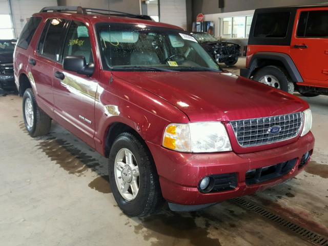 1FMZU73E95UA01459 - 2005 FORD EXPLORER X RED photo 1