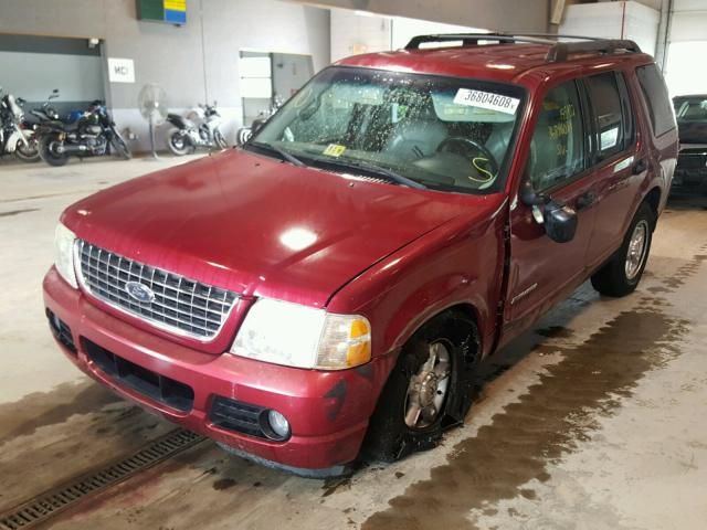 1FMZU73E95UA01459 - 2005 FORD EXPLORER X RED photo 2