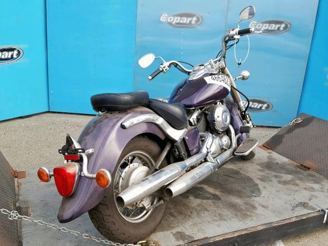 JYAVM01Y52A007369 - 2002 YAMAHA XVS65 BASE PURPLE photo 4