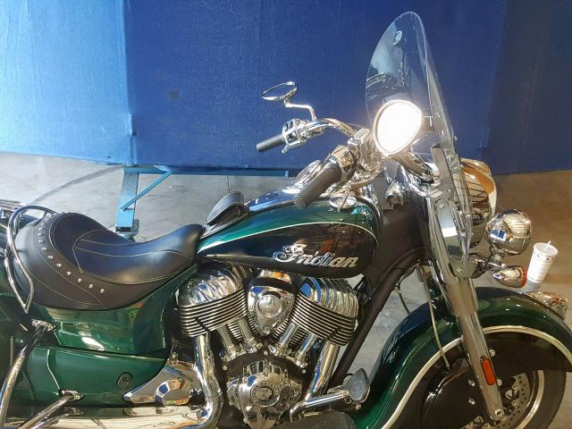 56KTHAAA6J3360368 - 2018 INDIAN MOTORCYCLE CO. SPRINGFIEL GREEN photo 5