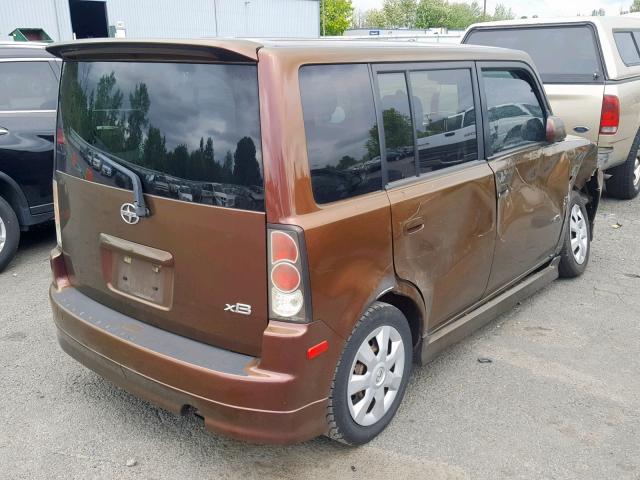 JTLKT324864118983 - 2006 TOYOTA SCION XB 棕色 照片 4