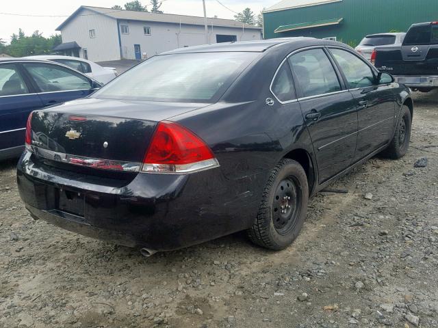 2G1WS55R279418206 - 2007 CHEVROLET IMPALA POL BLACK photo 4