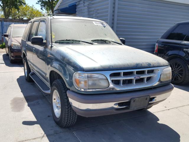 1FMDU34E0VZC02557 - 1997 FORD EXPLORER GREEN photo 1