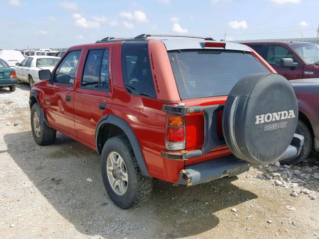 4S6CM58V7T4417100 - 1996 HONDA PASSPORT E 红色 照片 3