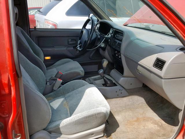 4S6CM58V7T4417100 - 1996 HONDA PASSPORT E 红色 照片 5