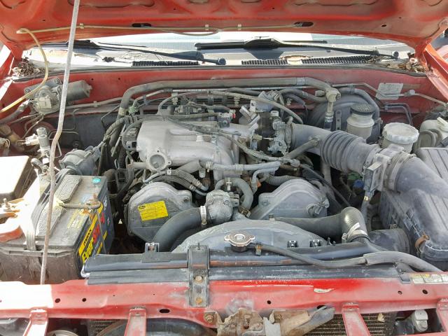 4S6CM58V7T4417100 - 1996 HONDA PASSPORT E 红色 照片 7