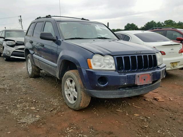 1J4GR48K35C566932 - 2005 JEEP GRAND CHER BLUE photo 1