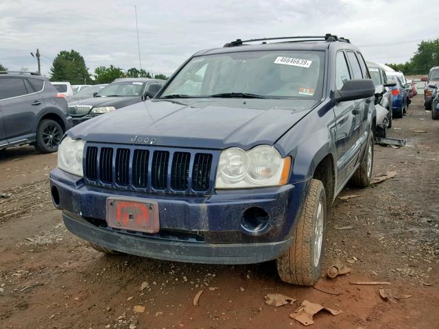 1J4GR48K35C566932 - 2005 JEEP GRAND CHER BLUE photo 2