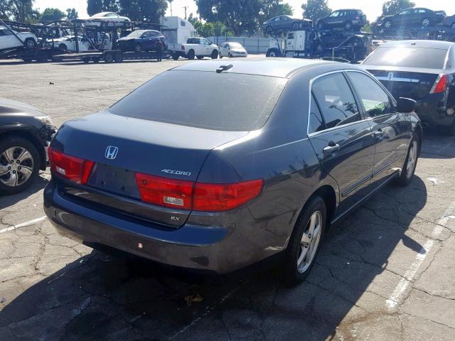 1HGCM56815A098826 - 2005 HONDA ACCORD EX CHARCOAL photo 4