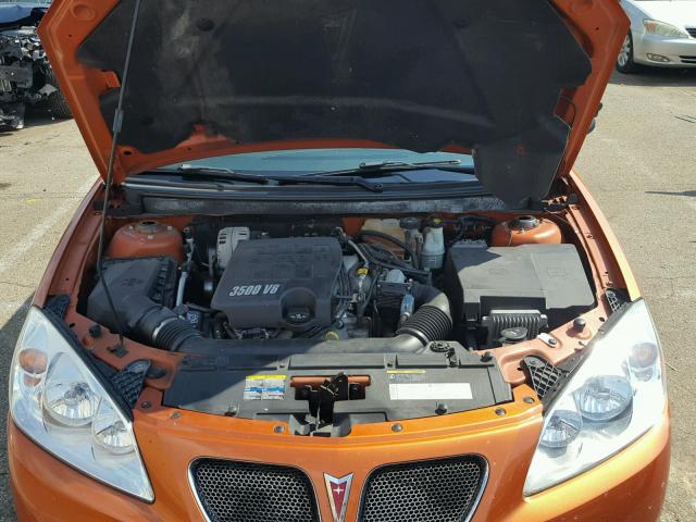 1G2ZH558364102085 - 2006 PONTIAC G6 GT ORANGE photo 7