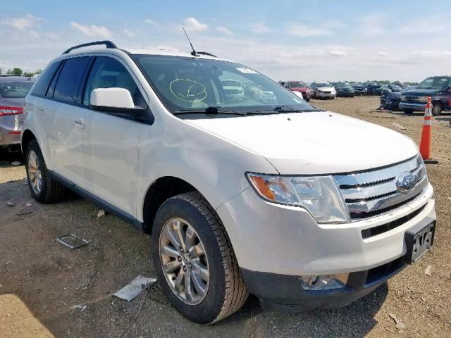 2FMDK4JC9ABA08136 - 2010 FORD EDGE SEL WHITE photo 1