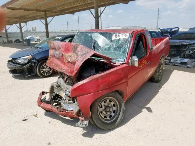 1N6SD16S9SC367425 - 1995 NISSAN TRUCK KING RED photo 2