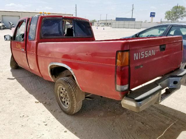 1N6SD16S9SC367425 - 1995 NISSAN TRUCK KING RED photo 3