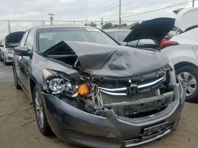 1HGCP2F86BA083692 - 2011 HONDA ACCORD EXL GRAY photo 1