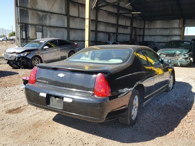 2G1WJ15K669176856 - 2006 CHEVROLET MONTE CARL BLACK photo 4