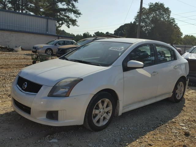 3N1AB6AP1AL716667 - 2010 NISSAN SENTRA 2.0 WHITE photo 2