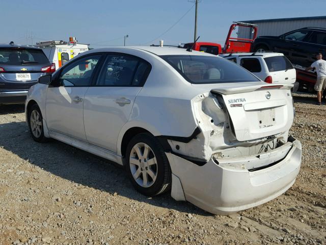 3N1AB6AP1AL716667 - 2010 NISSAN SENTRA 2.0 WHITE photo 3