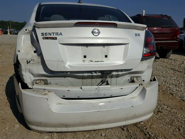 3N1AB6AP1AL716667 - 2010 NISSAN SENTRA 2.0 WHITE photo 9