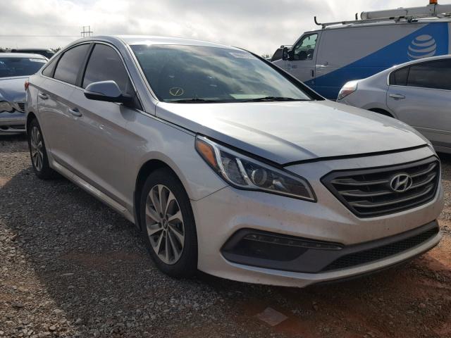 5NPE34AF9FH029967 - 2015 HYUNDAI SONATA SPO GRAY photo 1