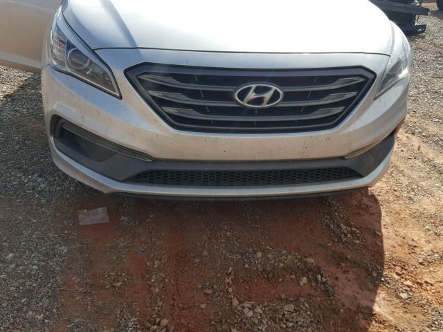 5NPE34AF9FH029967 - 2015 HYUNDAI SONATA SPO GRAY photo 9