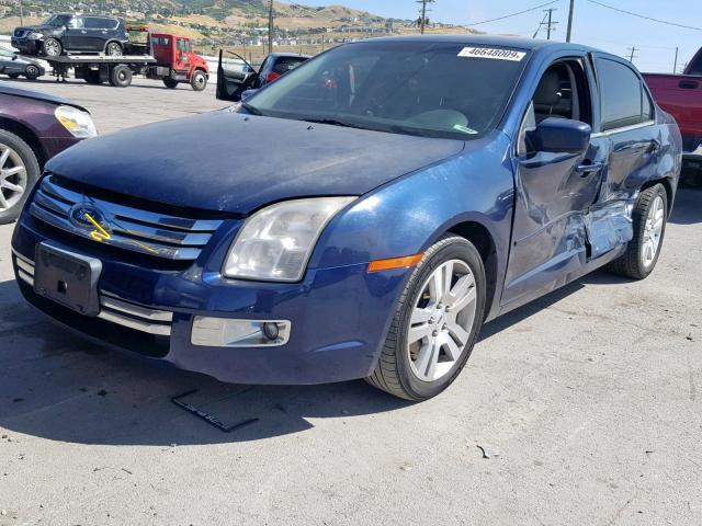 3FAHP08167R155499 - 2007 FORD FUSION SEL BLUE photo 2