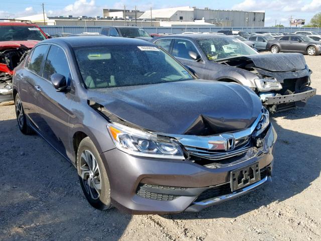 1HGCR2F36HA253184 - 2017 HONDA ACCORD LX CHARCOAL photo 1