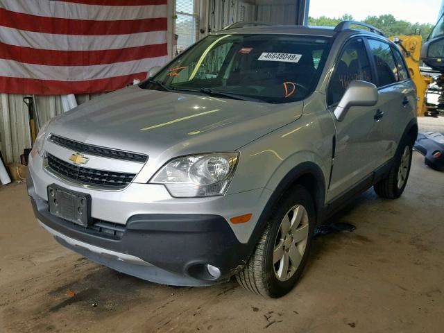 3GNAL2EK6CS535291 - 2012 CHEVROLET CAPTIVA SP SILVER photo 2