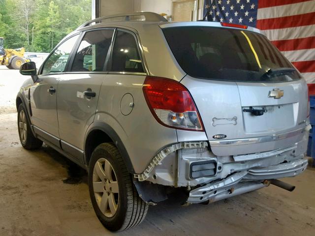 3GNAL2EK6CS535291 - 2012 CHEVROLET CAPTIVA SP SILVER photo 3