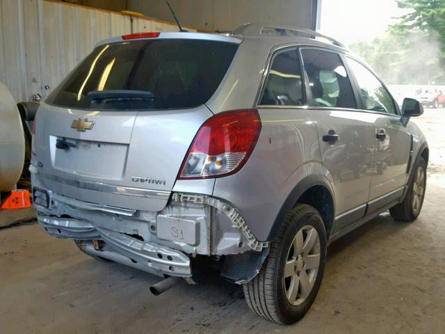 3GNAL2EK6CS535291 - 2012 CHEVROLET CAPTIVA SP SILVER photo 4