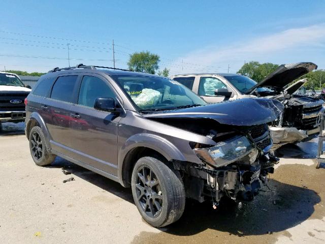 3C4PDDEG2HT685424 - 2017 DODGE JOURNEY GT GRAY photo 1