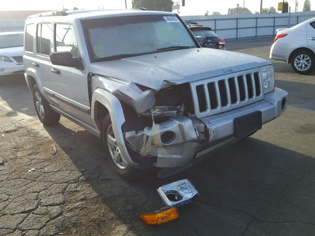 1J8HH48K66C339886 - 2006 JEEP COMMANDER SILVER photo 1
