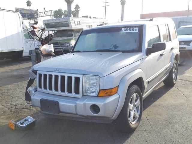 1J8HH48K66C339886 - 2006 JEEP COMMANDER SILVER photo 2