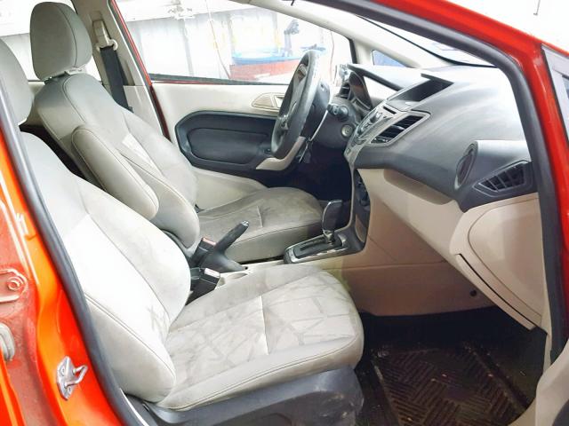 3FADP4BJ8DM158024 - 2013 FORD FIESTA SE RED photo 5