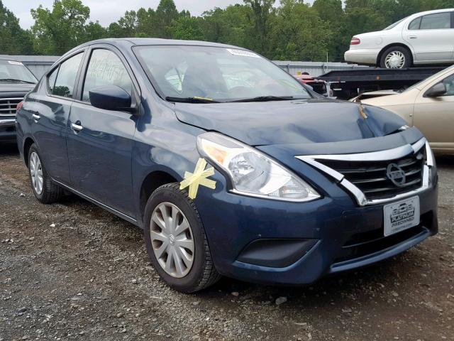 3N1CN7AP2GL811754 - 2016 NISSAN VERSA S BLUE photo 1