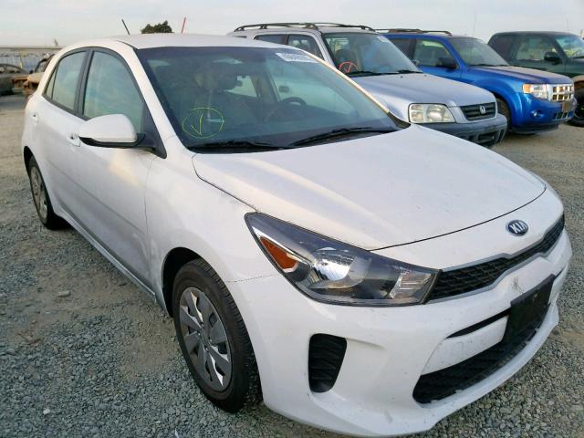 3KPA25AB0JE074488 - 2018 KIA RIO LX WHITE photo 1