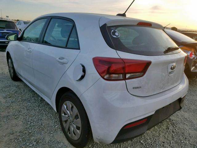 3KPA25AB0JE074488 - 2018 KIA RIO LX WHITE photo 3