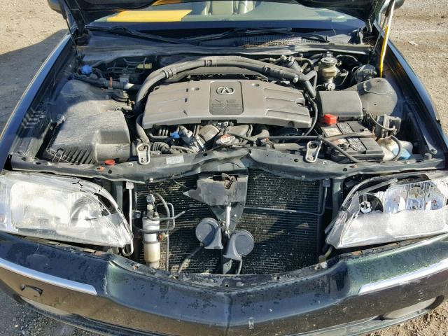 JH4KA96541C000370 - 2001 ACURA 3.5RL GREEN photo 7