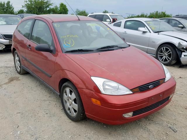 3FAFP31331R151616 - 2001 FORD FOCUS ZX3 RED photo 1