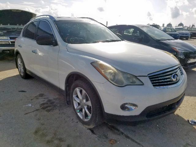 JNKAJ09E48M305973 - 2008 INFINITI EX35 BASE WHITE photo 1