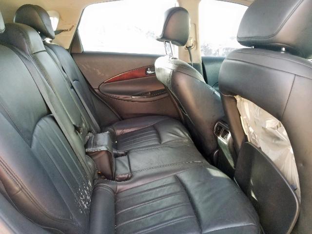 JNKAJ09E48M305973 - 2008 INFINITI EX35 BASE WHITE photo 6