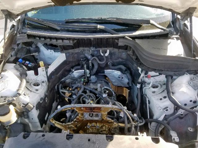 JNKAJ09E48M305973 - 2008 INFINITI EX35 BASE WHITE photo 7