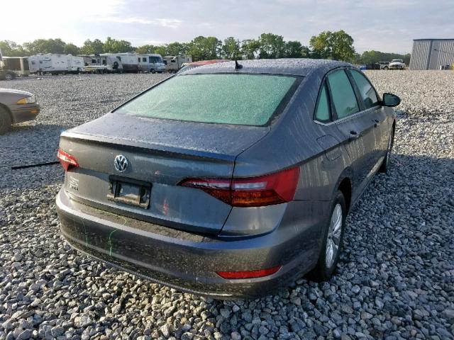 3VWN57BU0KM061250 - 2019 VOLKSWAGEN JETTA S GRAY photo 4